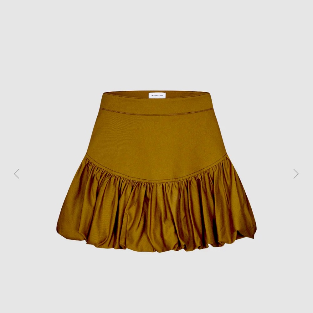 Urban Revivo Elastic Waist Mini A-Line Skirt, Size XXXL, Brown/ Tan, NWT